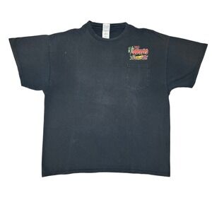 The Office Lake Havasu City Arizona Bar Graphic T Shirt Mens XL Black Pocket Tee